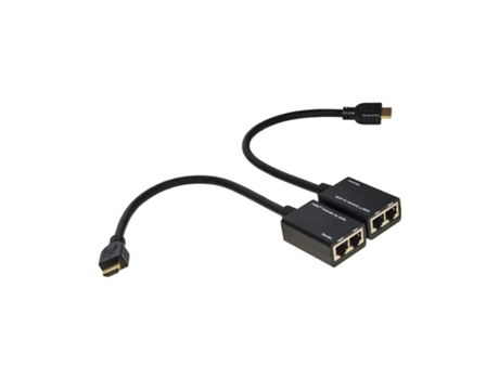 Estensore Hdmi LINK Fino A 30mt Tramite 2 Cavi Di Rete Cat 6 Full Hd