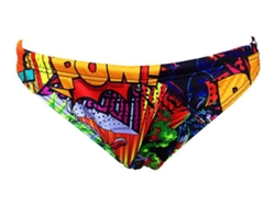 Traje de Baño para Mujer TURBO Mare Super Comic Multicolor para Natacion (L)