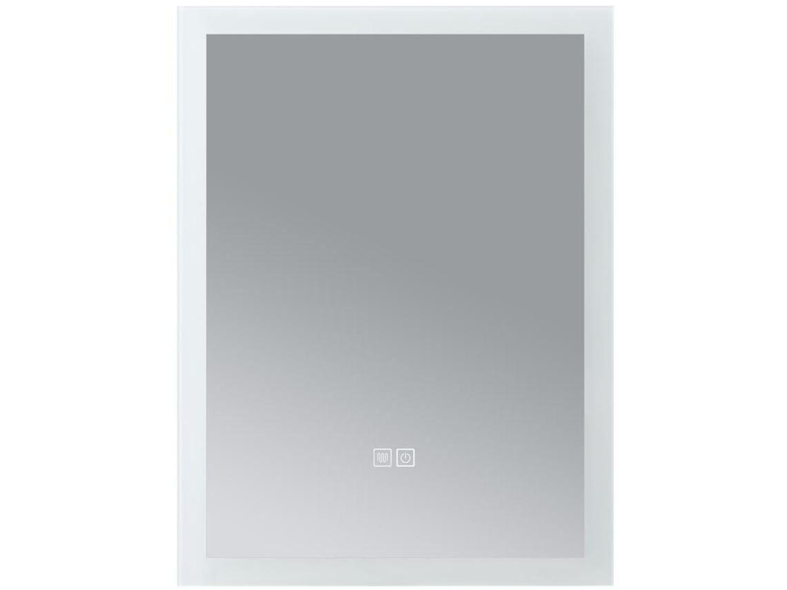 Espejo de pared con LED Scafa para baño IP65 con antivaho aluminio 60 x 45 x 3 cm Blanco PRO.TEC
