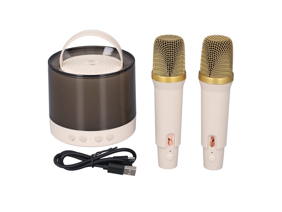 Máquina De Karaoke Para Niños Con Micrófono Dual Altavoz Portátil Sistema De Karaoke Portátil Para Fiestas Y Reuniones