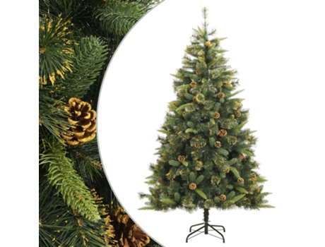 MAISON EXCLUSIVE - Árbol de Navidad artificial con piñas 180 cm