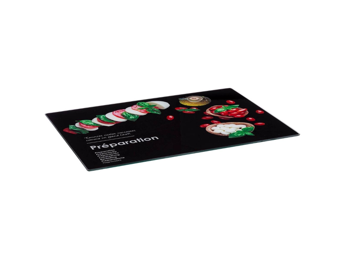 Tabla de Cortar 40X30Cm Black Edition de Cristal 5 FIVE SIMPLY SMART