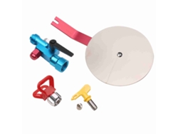 Accesorio Guía De Pulverización Universal De 7/8 Pulgadas Para Pintura Aérea Con Boquilla 517 Y Borde Antisalpicaduras.