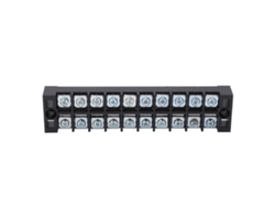 Set De Bloques De Terminal Tb‑2510l 25 Piezas, 10 Posiciones, Doble Fila, 25a 600v Para Caja De Distribución
