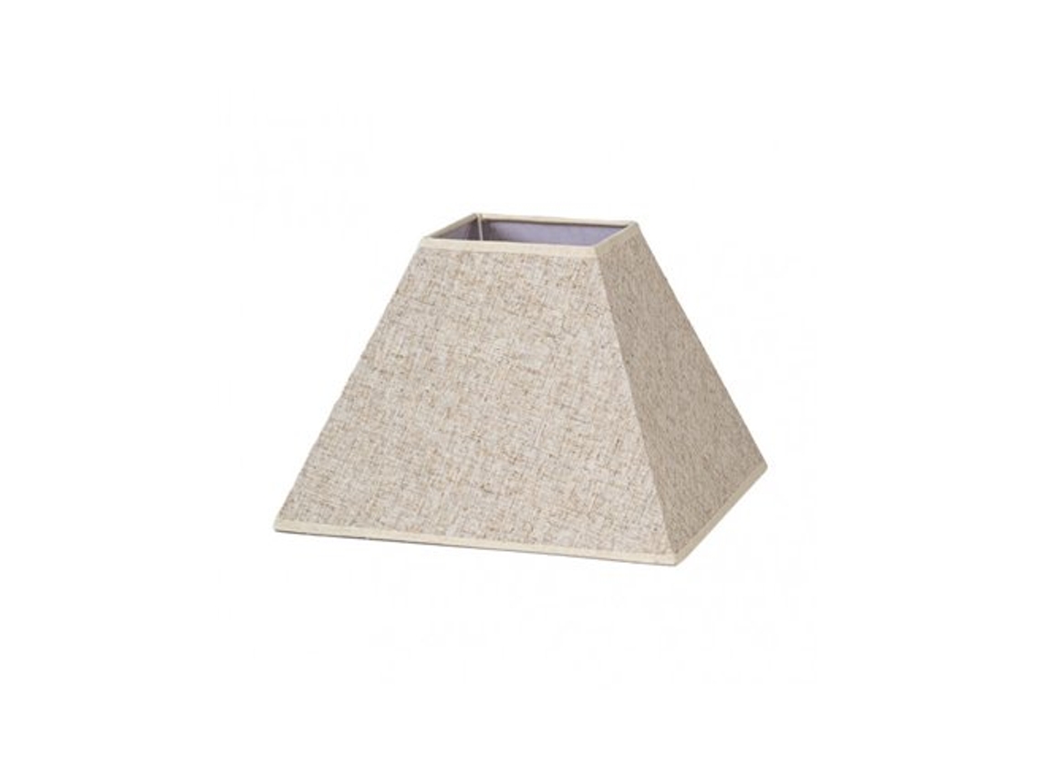 Pantalla Piramide Tenorio E27 Lino beige 45dx20dx32h