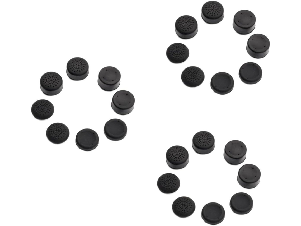 24 Tapas De Silicona Negras Para Joystick, Accesorios Para Mandos, Altura Mejorada.