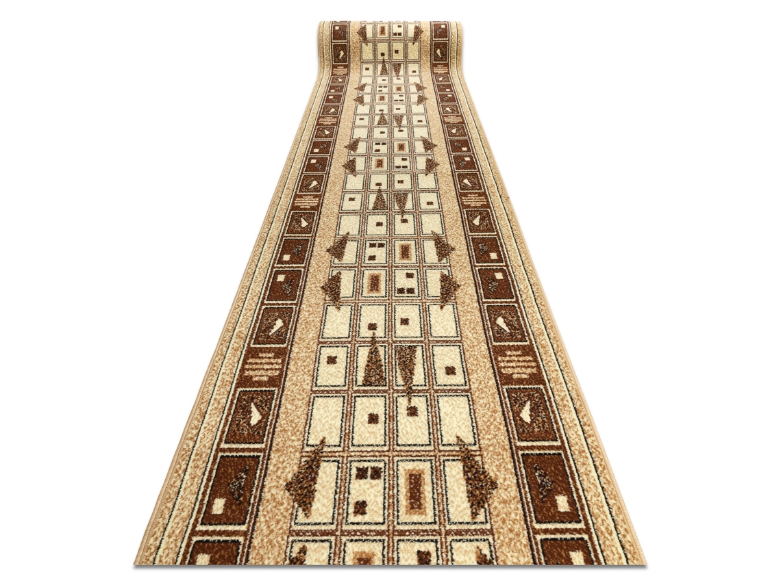 Alfombra de Pasillo Bcf Jetta Dzeta Beige 80 cm