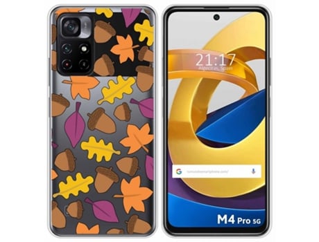 Carcasa Xiaomi POCO M4 Pro 5G TUMUNDOSMARTPHONE Dibujos Transparente Multicolor
