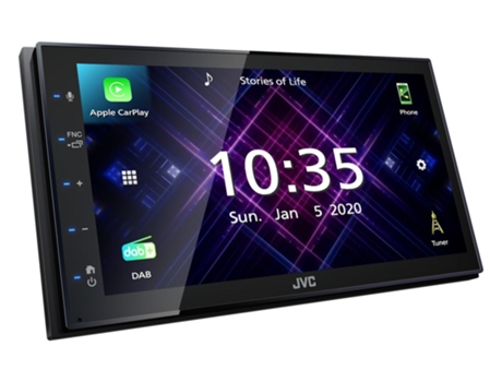 Autorradio para Coche JVC Kw-M565Dbt Negro 200 W Bluetooth