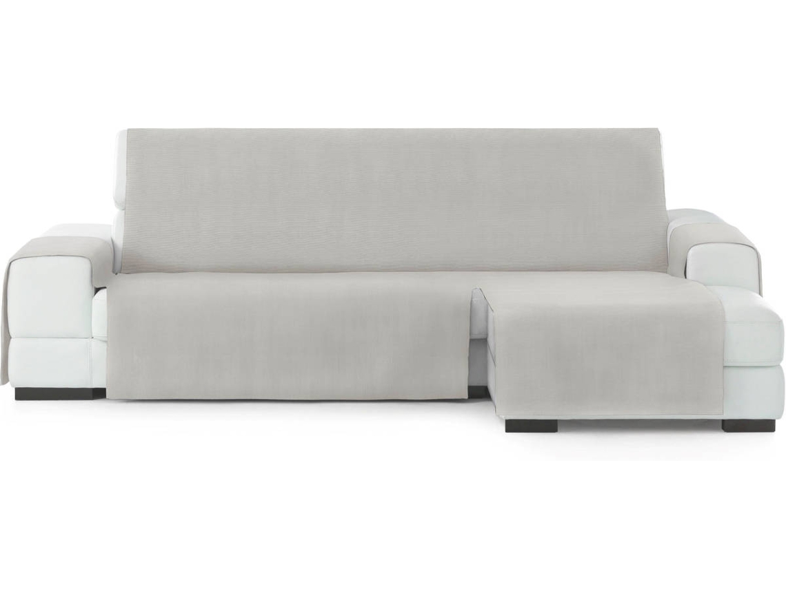 Funda Chaise Longue Jaquard TODOPARAMICASA Levante Beige (Brazo Izquierdo - Tela - 240 cm)