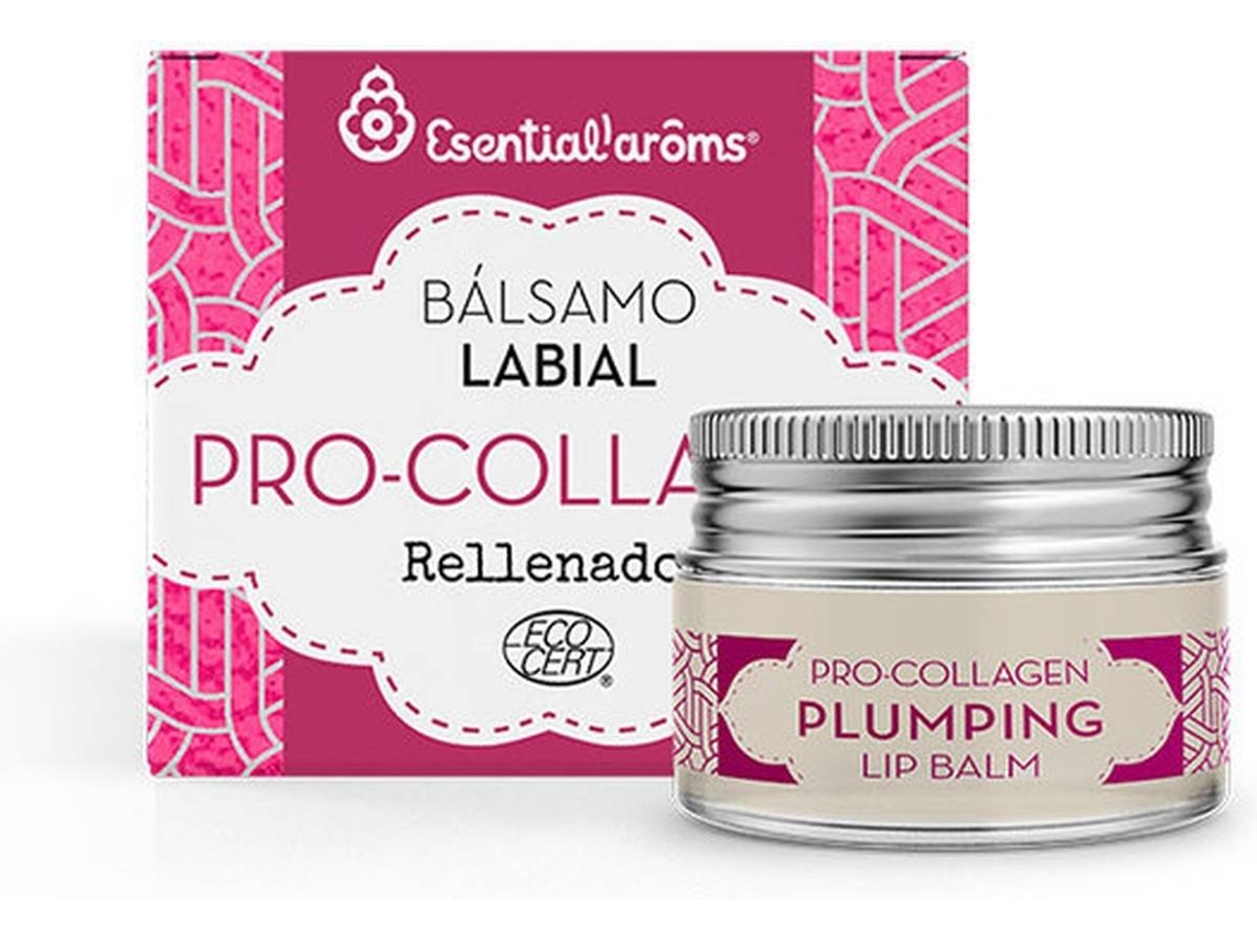 Bálsamo Labial ESENTIAL AROMS Pro-Colágeno De Plumas (5 gr)