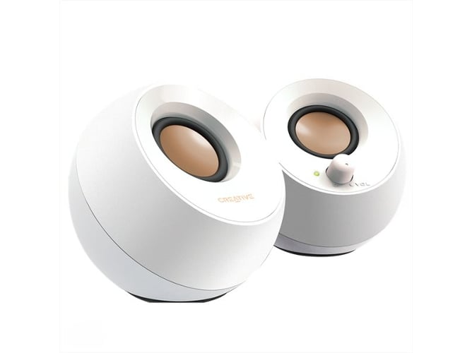 Altavoces 2.0 CREATIVE Pebble (PC - 4.4 W - Control de volumen)