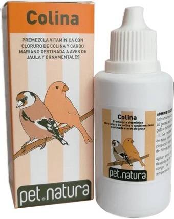 Complemento Alimenticio de Pájaros PETNATURA Colina (25ml)