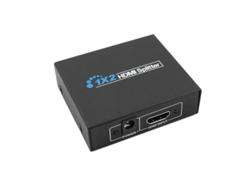 Adaptador divisor HDMI 1 en 2, salida 1080p Yizhood Xwd 07 Negro