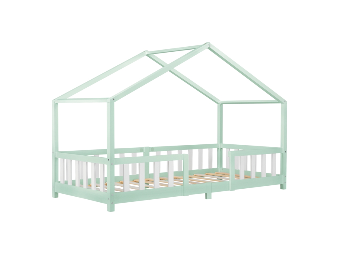 Estructura de Cama Infantil [EN.CASA] (Blanco - Madera - 90x200cm)