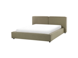 Cama con Somier Linards BELIANI Verde (210x242x88)