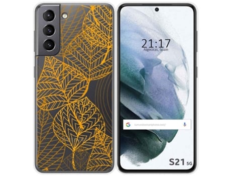 Carcasa Samsung Galaxy S21 5G TUMUNDOSMARTPHONE Dibujos Transparente Multicolor