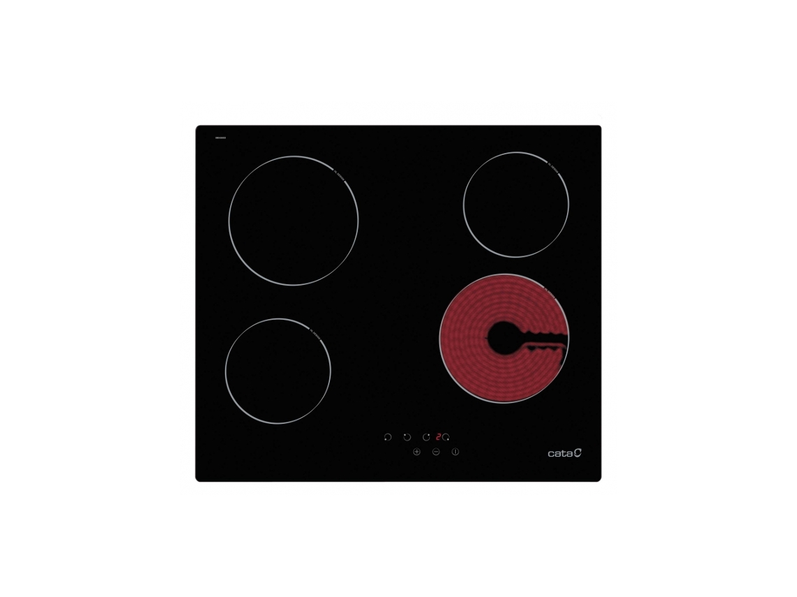 Placa de Vitrocerámica CATA TN 604 (59 cm - Negro)