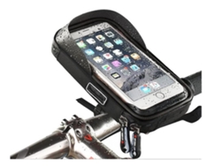 Bolsas para manillar de bicicleta, soporte para teléfono móvil, impermeables, para MTB, pantalla táctil de TPU, para todos los teléfonos inteligentes con SAISIYIKY