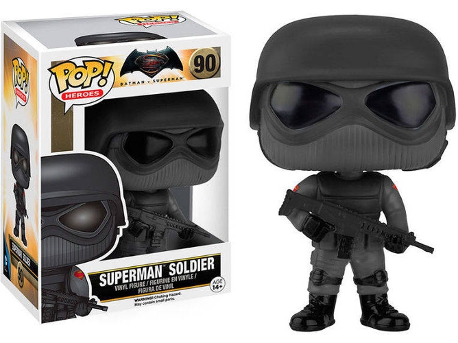Figura FUNKO Pop! DC Vinilo Batman vs Superman Superman Soldier