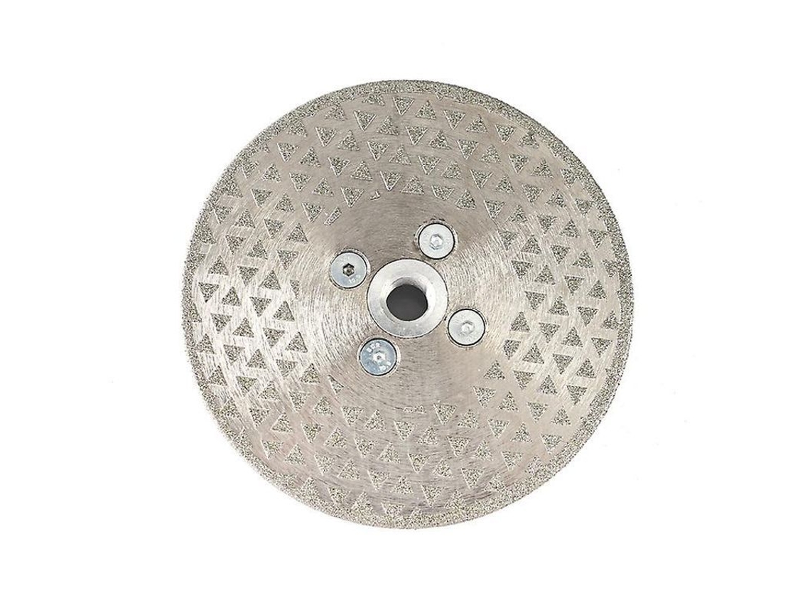 Disco De Corte E Esmerilado De Diamante 125mm M14 Para Pedra Mármore Granito Lajes