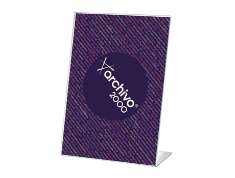 ARCHIVO 2000 L A4 Portafolletos Poliestireno Transparente
