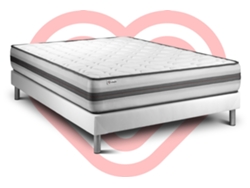 Set Somier Vital Power Recuperador 135 X 200 Cm Blanco