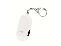 Llavero con alarma USB, 130 dB, para mujer, emergencia, luz LED, duradero, multifuncional STELASPLEN