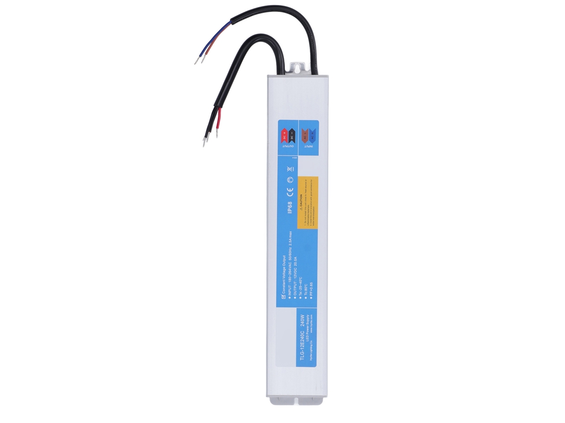 Veloriskku-fonte De Alimentação Led Impermeável 240w Conversor Ac Para Dc 12v 20a Driver Transformador Para Fitas Led