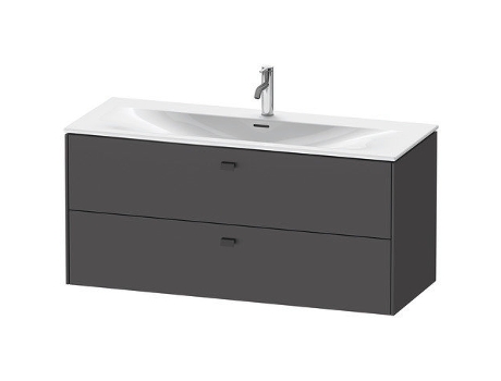 Mueble DURAVIT Brioso bajo lavabo montado en la pared 122,0 x 47,9 cm 2 cajones incl. recorte de sifón y delantal para lavabo Viu 234412