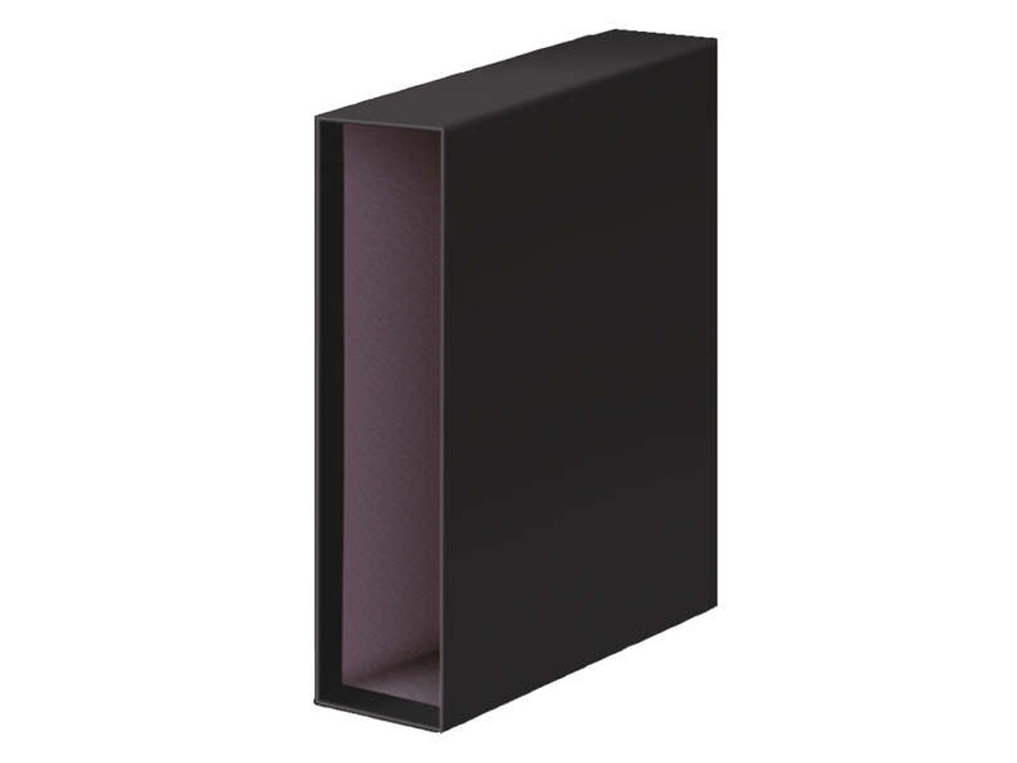 Funda Archicolor Dohe para Archivador de Palanca Formato Folio Cartón Rayado Color Negro
