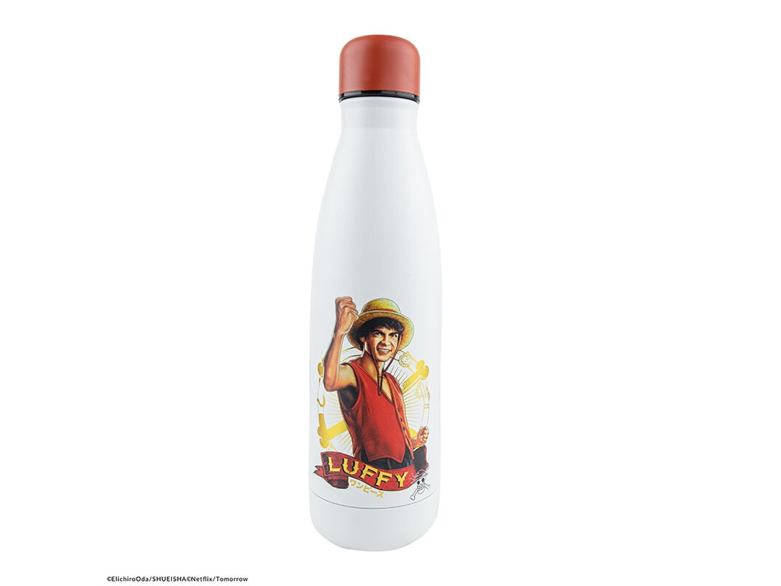 Luffy (acción real) Botella de metal de 500 ml B.active