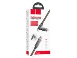 Cabo De Dados De Carregamento 4 Em 1 S22 Pd Rápido 60w Multifuncional Para Ios Android Tipo C