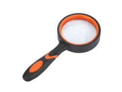 Lupa de mano 10x con mango para lectura, ayuda para leer periódicos y libros, lupa de 50 mm