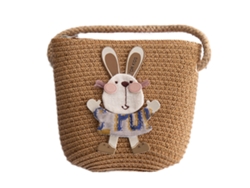 Mochila cruzada infantil con temática de conejo de dibujos animados, mini bolso de playa para niños