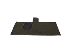 Capa De Forro Polar Con Capucha, Resistente Al Viento, Para Acampar Y Viajar - Adulto - Verde
