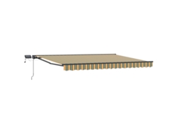 Estructura de toldo manual Vidaxl con LED de 4 x 3 m