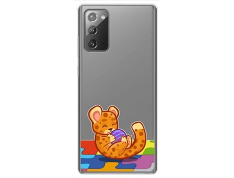 Carcasa Samsung Galaxy Note 20 TUMUNDOSMARTPHONE Dibujos Transparente Multicolor
