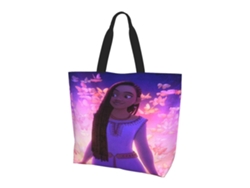 Bolsos de compras tipo tote con diseño de dibujos animados para mujer, plegables, para el trabajo y viajes, grandes, reutilizables y portátiles GOKOCO
