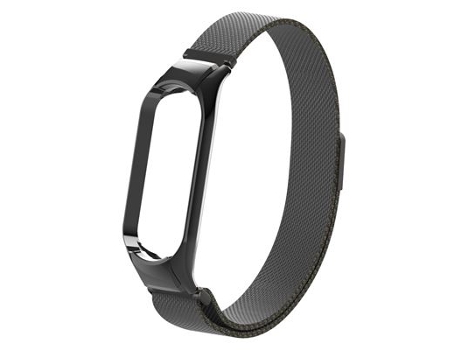 Correa de Acero Inoxidable para Xiaomi Band 5 CO-PHÉNIX ALCA28 Negro