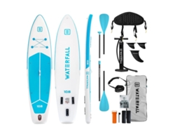 Tabla De Stand Up Paddle Waterfall 10.6 All In One Azul Pro (Incluye Respaldo Para Asiento + Adaptador De Pala A Remo)