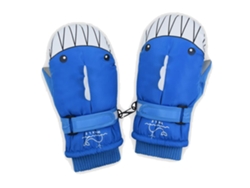 Guantes de esquí para niños con bonitos estampados, cálidos y resistentes al viento para niños de 6 a 12 años, ideales para ciclismo al aire libre.