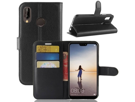 Carcasa Huawei P20 Lite Multi4you Libro Cartera Negro