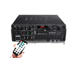 Amplificador, potencia de salida de 2000 W, conectividad Bluetooth, 326 BT 220 V OEM