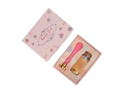 Sello de cera con diseño único para sobres y tarjetas - Rosa
