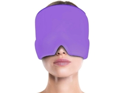 Capucha De Terapia De Frío Y Calor Para Aliviar El Dolor De Cabeza Y La Migraña Durante La Quimioterapia - Morada