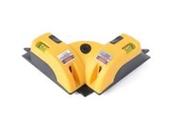 Mini nivel láser de línea portátil para medición de 90°, herramienta de alineación horizontal y vertical de alta precisión, amarillo