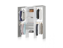 Armario vestidor Lada Blanco - Cemento 179 x 202 x 50 cm
