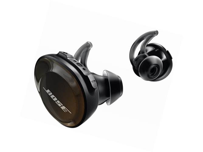 Auriculares Bluetooth True Wireless BOSE SoundSport Free (In ear - Micrófono - Atiende llamadas - Negro)