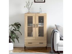 Lovely Home Armario Alto Derivados de Madera 69,5X31X115Cm Roble Sonoma